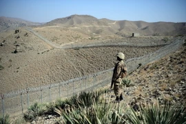 Binh sỹ Pakistan gác tại khu vực biên giới với Afghanistan. (Nguồn: AFP/TTXVN) 