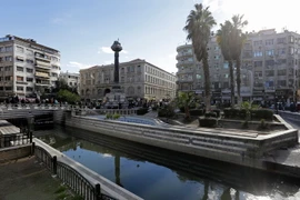 Quang cảnh khu vực Barada, thủ đô Damascus ngày 3/1. (Nguồn: EPA/TTXVN)