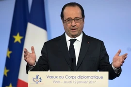 Tổng thống Pháp Francois Hollande. (Nguồn: AFP/TTXVN)