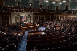 Toàn cảnh một phiên họp của Quốc hội Mỹ ở Washington, DC. (Nguồn: EPA/TTXVN)