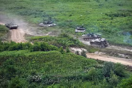Nga tổ chức tập trận ở nhiều nơi trên khắp bán đảo Crimea