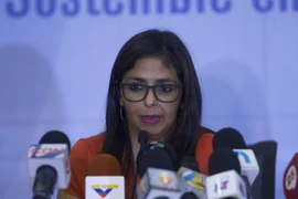 Ngoại trưởng Venezuela Delcy Rodríguez. (Nguồn: EPA/TTXVN)