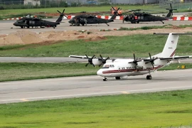 Máy bay của Mỹ tham gia cuộc tập trận chung Mỹ-Hàn Người bảo vệ Tự do Ulchi tại Pyeongtaek, Hàn Quốc ngày 21/8. (Nguồn: EPA/TTXVN)