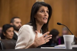 Đại sứ Mỹ tại Liên hợp quốc Nikki Haley. (Nguồn: EPA/TTXVN)