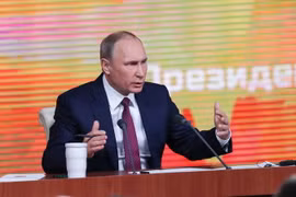 Tổng thống Nga Vladimir Putin. (Nguồn: THX/TTXVN)