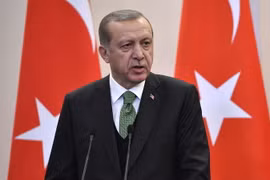 Tổng thống Thổ Nhĩ Kỳ Recep Tayyip Erdogan. (Nguồn: AFP/TTXVN)