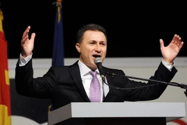 Thủ tướng Macedonia Nikola Gruevski. (Nguồn: AFP/TTXVN)