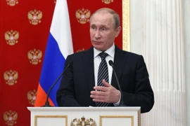 Tổng thống Nga Putin cáo buộc Ukraine âm mưu tấn công vũ trang Crimea. (Nguồn: EPA/TTXVN)