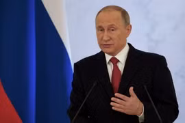 Tổng thống Nga Vladimir Putin. (Nguồn: AP/TTXVN)