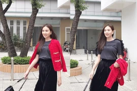 Mỹ nhân Việt lăng xê quần nhung, đầm hai dây gợi cảm trong tuần qua