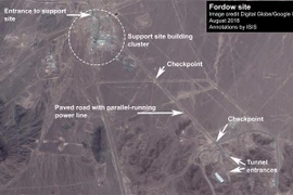 Cơ sở hạt nhân ngầm Fordow của Iran. (Nguồn: Aljazeera/TTXVN) 