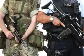 Cảnh sát Anh. (Nguồn: AFP/TTXVN) 