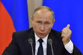 Tổng thống Nga Vladimir Putin. (Nguồn: EPA/TTXVN)