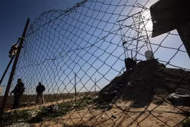 Một khu vực ở Dải Gaza. (Nguồn: AFP/TTXVN) 