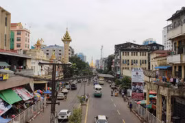Đường phố ở Yangon. (Nguồn: pri.org)