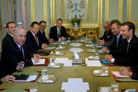 Tuyên bố này được ông Netanyahu đưa ra trong một cuộc họp báo sau khi gặp Tổng thống Pháp Emmanuel Macron. (Nguồn: EPA/TTXVN)