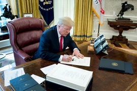 Tổng thống Mỹ Donald Trump. (Nguồn: AFP/TTXVN)