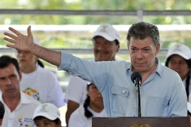 Tổng thống Colombia Juan Manuel Santos. (Nguồn: AFP/TTXVN)