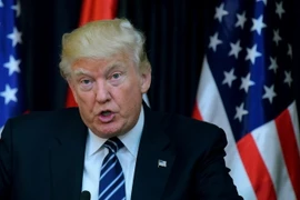 Tổng thống Mỹ Donald Trump trong cuộc họp báo tại thành phố Bờ Tây Bethlehem ngày 23/5. (Nguồn: AFP/TTXVN)