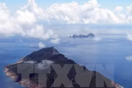 Toàn cảnh đảo Senkaku trên biển Hoa Đông. (Nguồn: AFP/TTXVN)