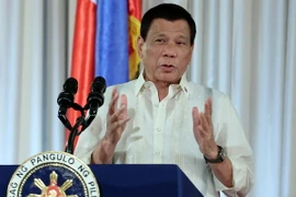 Tổng thống Philippines Rodrigo Duterte. (Nguồn: EPA/TTXVN)