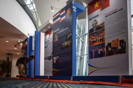 Trung tâm Hội nghị Kuala Lumpur nơi sẽ diễn ra Hội nghị ASEAN lần thứ 27. (Nguồn: AFP/TTXVN)