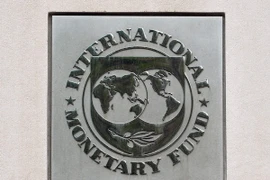 Biển hiệu trụ sở IMF ở Washington, DC, Mỹ, ngày 5/6/2011. (Nguồn: AFP/TTXVN)