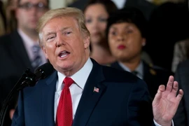 Tổng thống Mỹ Donald Trump. (Nguồn: THX/TTXVN)