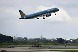Máy bay của hãng hàng không Vietnam Airlines. (Nguồn: AFP/ TTXVN) 