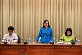 Bộ trưởng Bộ Y tế Nguyễn Thị Kim Tiến. (Ảnh: Phương Vy/TTXVN)