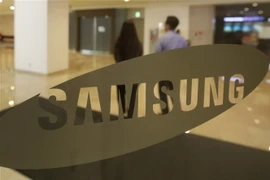 Biểu tượng Samsung tại trụ sở ở thủ đô Seoul, Hàn Quốc ngày 5/10/2018. (Nguồn: Yonhap/TTXVN) 