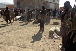 Phiến quân Taliban tại huyện Sayid Karam, tỉnh Paktia, Afghanistan, ngày 13/10/2015. (Nguồn: AFP/TTXVN) 