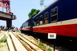 Tàu hỏa SE4. (Ảnh: Sỹ Thắng/TTXVN)