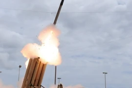 Phóng thử nghiệm tên lửa THAAD. (Nguồn: AFP/TTXVN)