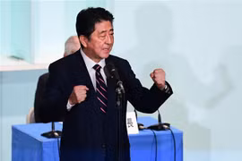 Thủ tướng Nhật Bản Shinzo Abe. (Nguồn: AFP/TTXVN) 