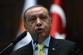 Tổng thống Thổ Nhĩ Kỳ Recep Tayyip Erdogan. (Nguồn: AFP/TTXVN)