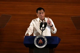 Tổng thống Philippines Rodrigo Duterte. (Nguồn: THX/TTXVN)