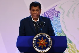 Tổng thống Philippines Rodrigo Duterte. (Nguồn: AFP/TTXVN)