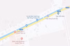 Khu vực xảy ra vụ tai nạn. (Nguồn: Google Maps) 