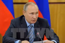 Tổng thống Nga Vladimir Putin. (Nguồn: EPA/TTXVN)