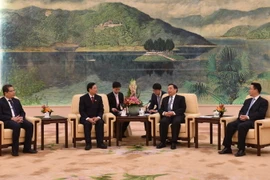 Quang cảnh buổi tiếp. (Ảnh: Vĩnh Hà/Vietnam+) 