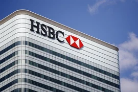 Trụ sở ngân hàng HSBC tại London, Anh. (Nguồn: AFP/TTXVN) 
