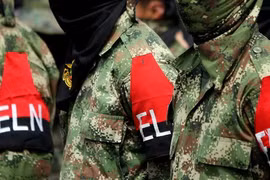 Các thành viên ELN tại Cali, Colombia. (Nguồn: EPA/TTXVN)