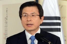 Quyền Tổng thống kiêm Thủ tướng Hàn Quốc Hwang Kyo-ahn. (Nguồn: EPA/TTXVN)