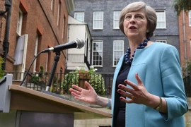 Thủ tướng Anh Theresa May phát biểu tại thủ đô Londn ngày 14/7. (Nguồn: AFP/TTXVN)