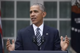 Tổng thống Mỹ Barack Obama tại thủ đô Washington, Mỹ ngày 9/11. (Nguồn: AP/TTXVN)