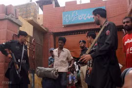 Ngư dân Ấn Độ được trả tự do tại Karachi, Pakistan năm 2015. (Nguồn: THX/TTXVN) 
