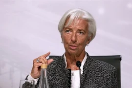 Tổng Giám đốc IMF Christine Lagarde tại cuộc họp báo ở Buenos Aires, Argentina ngày 21/7. (Nguồn: AFP/TTXVN)