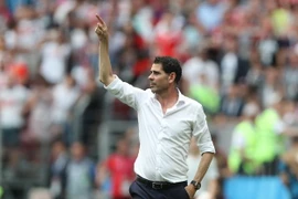 Huấn luyện viên Fernando Hierro của Tây Ban Nha trong trận đấu ở vòng 1/8 World Cup 2018 tại Moskva, Nga ngày 1/7. (Nguồn: THX/TTXVN)