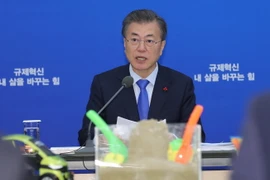 Tổng thống Hàn Quốc Moon Jae-in. (Nguồn: Yonhap/TTXVN)